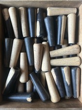 80 Grenadill Holz Türdrücker Griff Handhabe Türklinke Zebra Eisenholz Konvolut