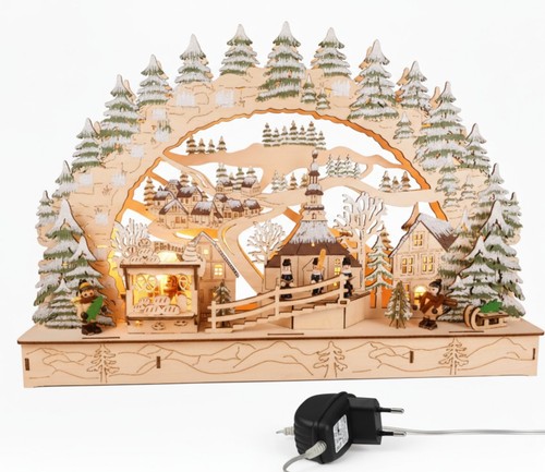 Schwibbogen lichterbogen holz - schwibbogen,