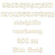 Sperrholz Buchstaben -