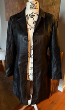 Kunstleder-Mantel**Ledermantel**VINC**Vera Pelle**Gr. M**Schwarz