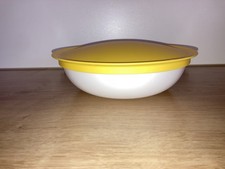Tupperware Allegra Schüssel  740ml Weiß Gelb