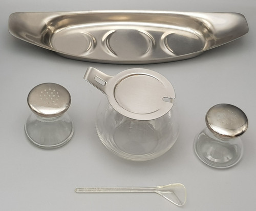 Wmf cromargan glas menage - glas,