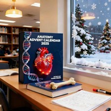 24 Tage Anatomie Adventskalender menschliche Organ Ornamente Weihnachtsgeschenke