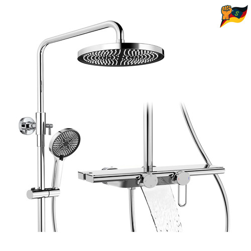 Duschsystem mit armatur - duschsystem,