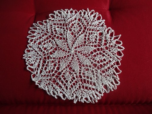 Gestricktes deckchen - gestricktes,