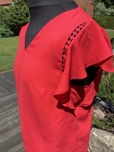 Bluse mit rüschen und - bluse,