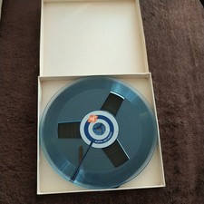 Tonbandspule 18 ner Agfa bespielt im Pappkästchen