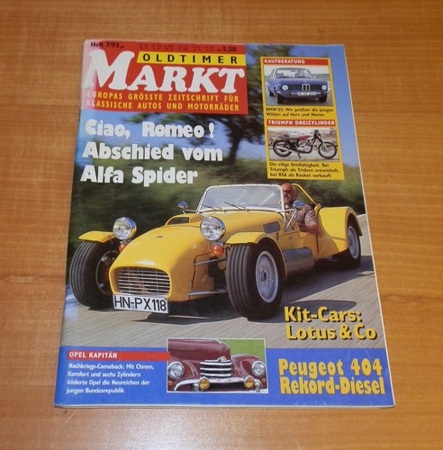 Oldtimer markt 1993 - 7/1993,, peugeot