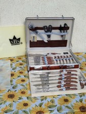 SBS Solingen Besteckkoffer Messerset 24 Teile Unbenutzt