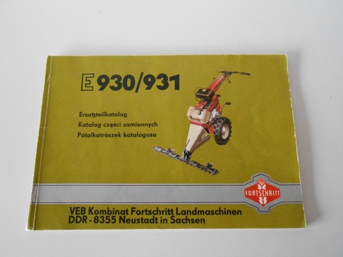Fortschritt e930 e931 - fortschritt,