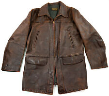 WINDWARD Barnstormer US Vintage Worker Pferdeleder Lederjacke 50 M-L