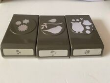 3er Set Stampin’ Up! Papierstanzer - Eule, Vogel, Blumenformen