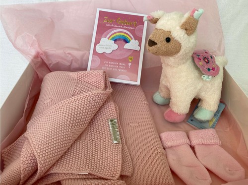 Geschenkbox baby babydecke - geschenkbox,