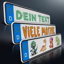 1x Mini Kennzeichen | Dino
