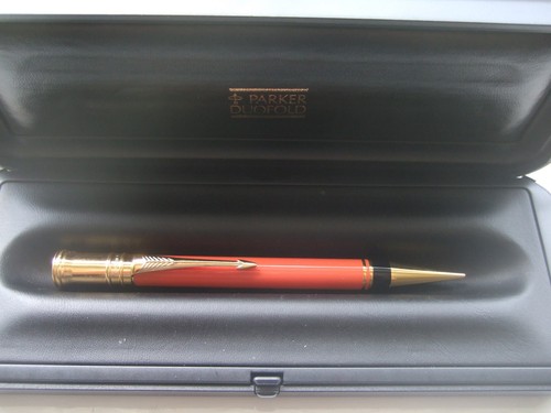 Parker duofold orange t - duofold,