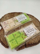 handgemachtes Duft Wachs Melt Snap Bar -100% Sojawachs * MARZIPAN & PISTAZIEN