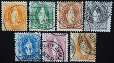 1882 Schweiz; Serie Stehende