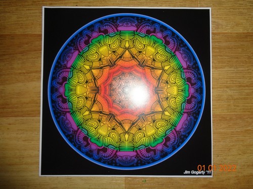 Psychedelic art print spirit - print,