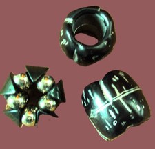 3 vintage SCHALHALTER 1 x elastisch extravaganter MODESCHMUCK super schön