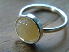 silber Farbig Ring Schmuck Selten Kunst Hochzeit Trachten ca 20 mm Alt