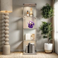 Vitrine aus Glas, stehend