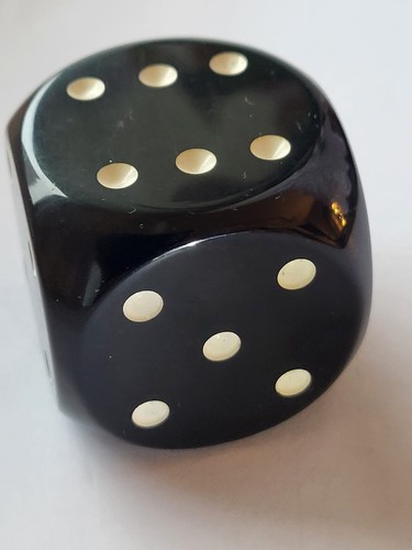 Bakalit würfel schwarz ddr - würfel,