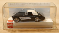 1x Busch 45405 Chevrolet Corvette Cabrio schwarz H0, 1:87