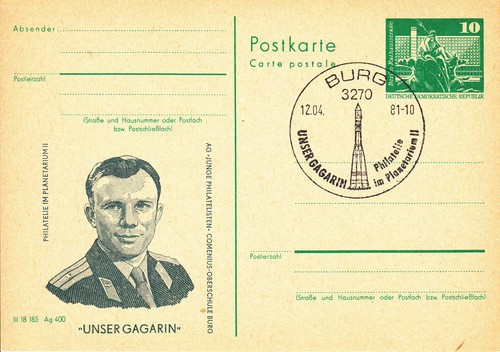 Wostok sonderstempel ddr - 1,