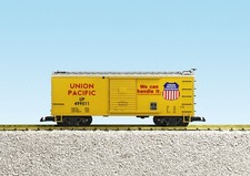 brandneu USA TRAINSUnion Pacific Steel Box Car, fein bedruckt, R19152