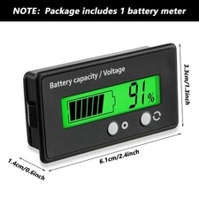 LCD Digital 12V Batterie