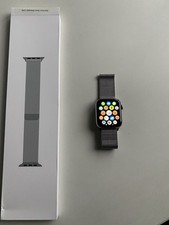 Apple Watch Series 5 44mm Gehäuse mit Milanaise Armband - Edelstahl (GPS +...
