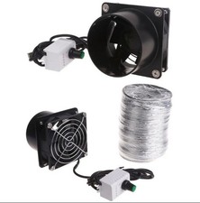 Luftabsaugung Growbox Einstellbar USB mit Aluminium Rohr Ventilator Cannabis