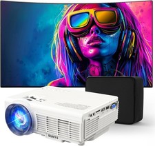 Sunys L18T Mini Beamer Bluetooth 1080P Tragbar LED  Heimkino 10000 Lumen