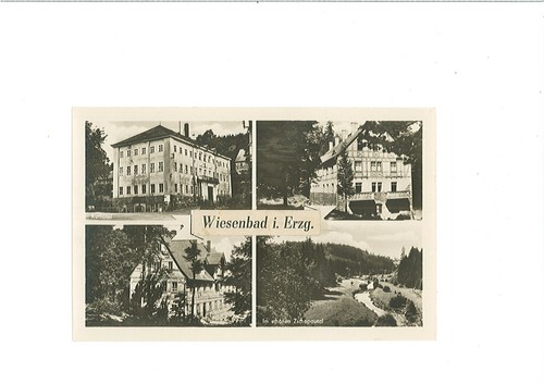Uralte wiesenbad erzgebirge - ak,