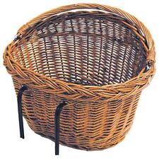 Basil Detroit Fahrrad VR Weiden Korb Vorderrad Flechtkorb Damen Natur Geflecht