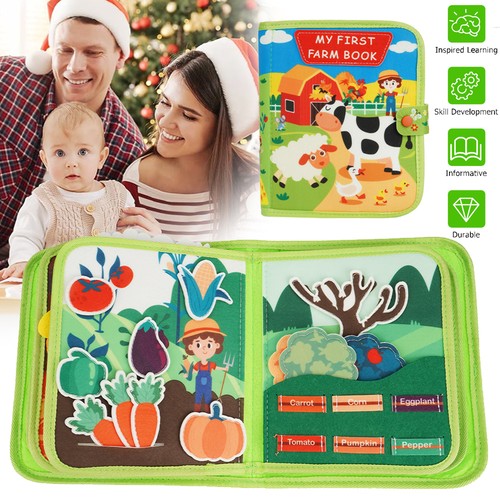 Quiet book baby - filzbuch, 3d