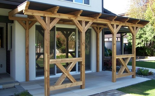 Terrassenüberdachung verzapft