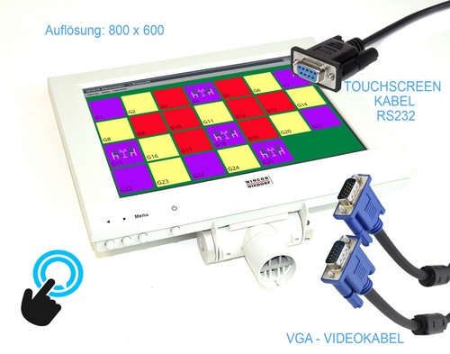 31cm touchscreen wincor - /,