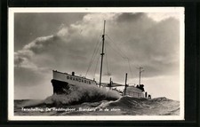 AK Terschelling, Reddingboot - Brandaris - in de storm, Seenotrettung 1936 