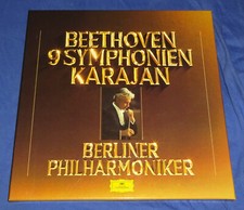 8x12"  Beethoven / Karajan, Berliner Philharmoniker 9 Symphonien GUTER ZUSTAND