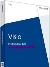 Microsoft Visio 2013 Professional gebrauchte Volumenlizenz 64/32 Bit - Download