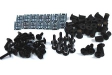 Ducati 1098 1198 848 Verkleidung Schrauben-Set Schwarz Eloxiert Bolzen Wellnut