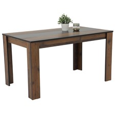 Esstisch - Oldwood - schwarz -