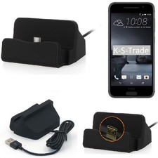 Ladestation für HTC One A9 Micro USB Dockingstation Ladegerät schwarz charger