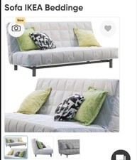 IKEA Klassiker: BEDDINGE Schlafsofa (140x200) inkl. Zubehör – Ideal für Gäste!