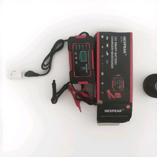 12v smart battery - charger, +