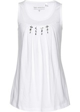 Modisches Top mit Falten Gr