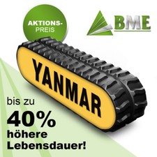 Gummikette Baggerkette für Yanmar Minibagger Bagger - 2 Stück zum Aktionspreis!