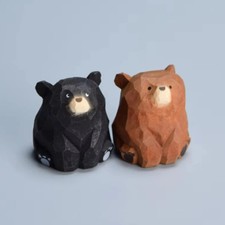 Mini Holz Bär Tierfiguren