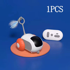 I Elektrisch Katzenspielzeug Auto Interaktiv Ferngesteuert Intelligentes Pet Toy